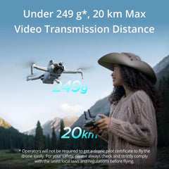 DJI Mini 4 Pro in hand shows compact design for travel and quick captures.