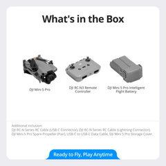 DJI Mini 5 Pro battery life up to 52 minutes per charge