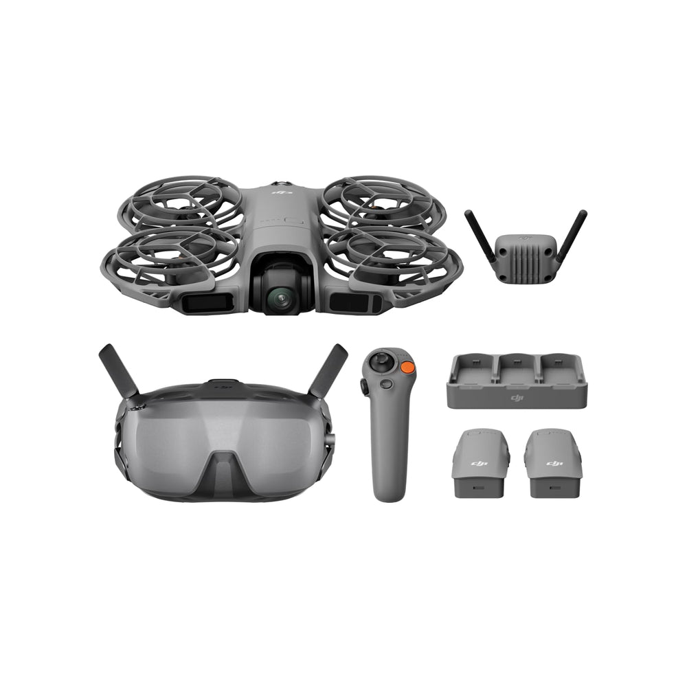 DJI Neo 2 Motion front view with RC Motion 3 package, ideal for beginners
