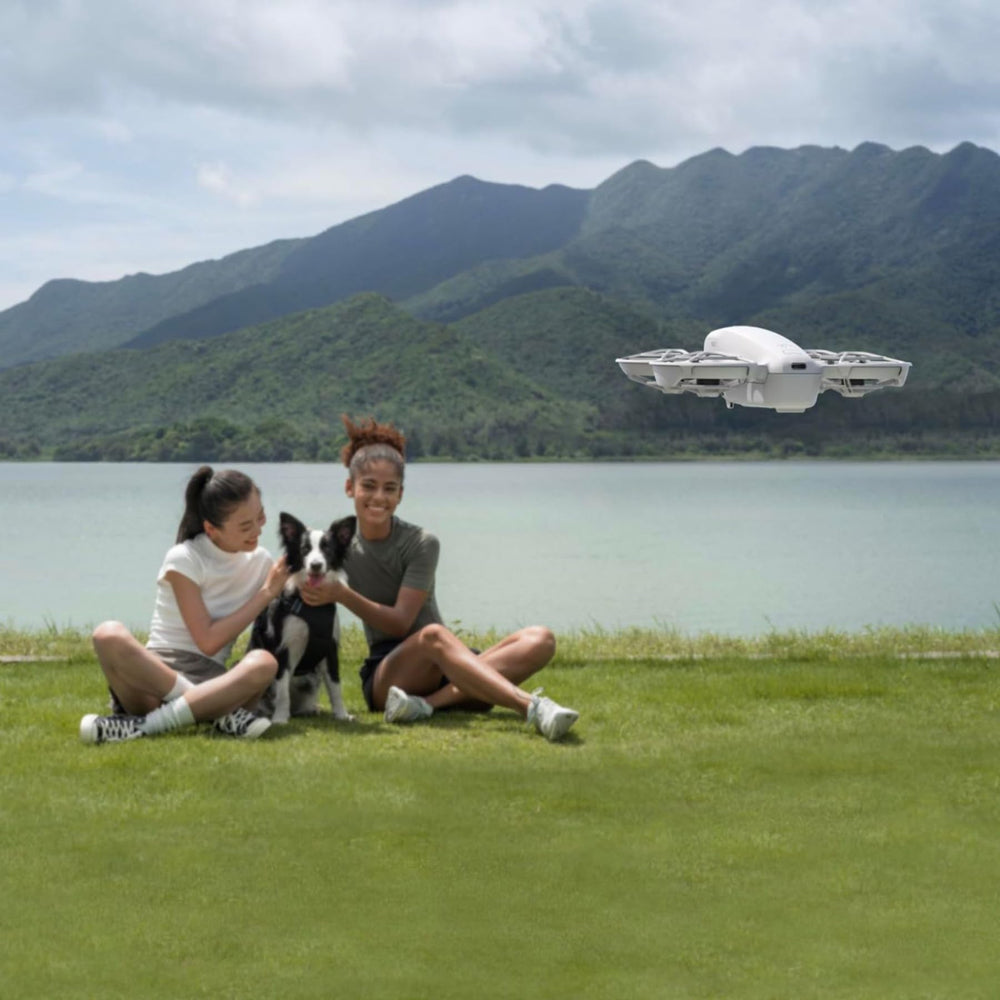 DJI Neo charging hub supports extra batteries for longer sessions.