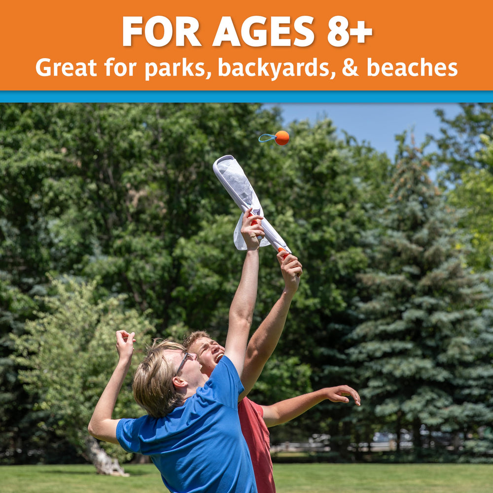 Djubi Slingball suitable for indoor and outdoor play sessions.