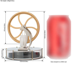 DjuiinoStar educational toy demonstrates simple engine mechanics in classroom or home