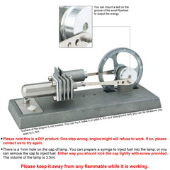 DjuiinoStar Stirling engine running demo shows smooth motion and engagement.