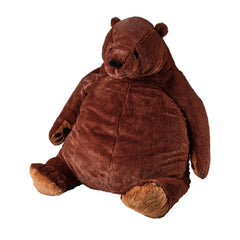 Djungelskog bear 100cm soft plush fur for cuddling and cozy moments.