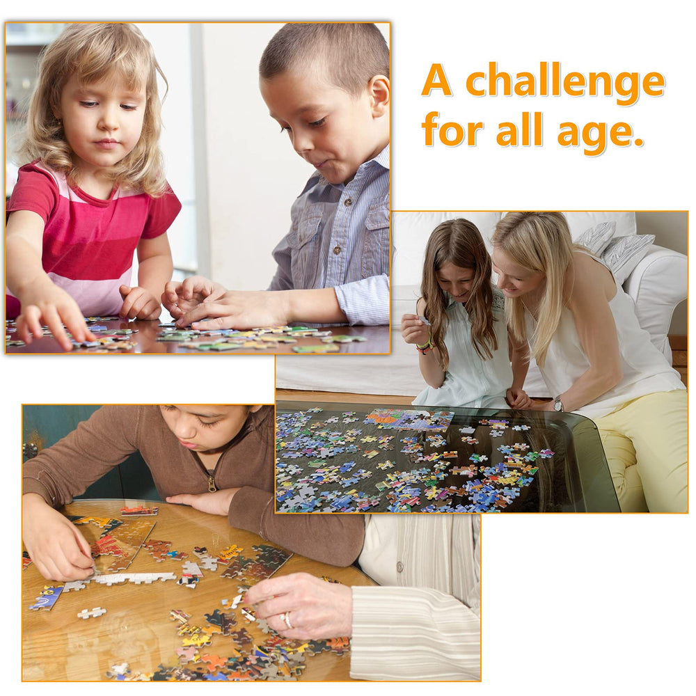 DKijoys dust-free poster and precise cuts support smooth puzzle assembly.