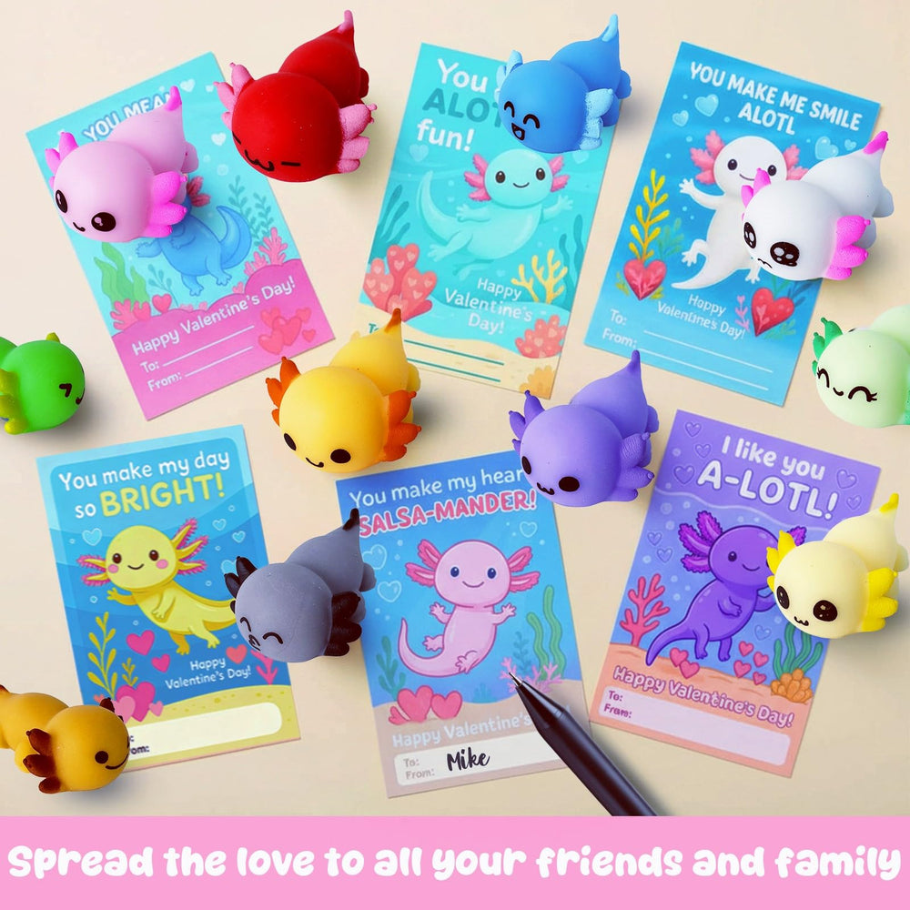 DKJOAZ Valentines party favors pack for classroom celebrations.