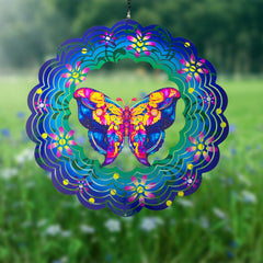 DKJOCKY smooth-rotation kinetic art spinner in a gentle breeze.