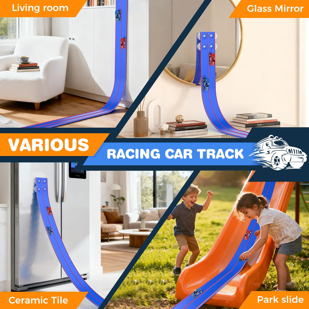 DKOXT two toy cars included for immediate, action-packed racing