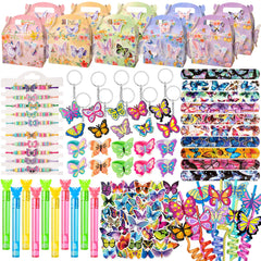 DMIGHT butterfly party favors package ready for celebrations with complete goodies.