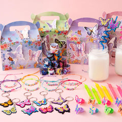 DMIGHT butterfly-themed items create an immersive party experience.
