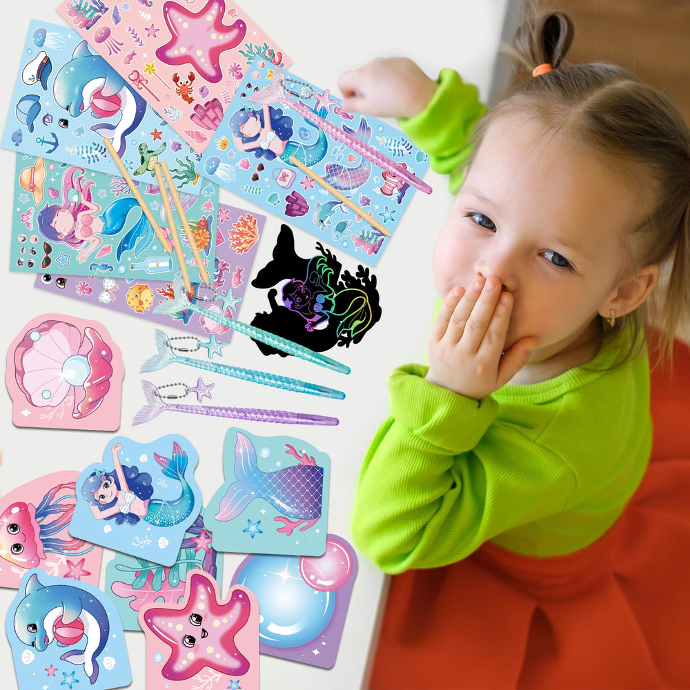 DMIGHT mermaid bubble decorations for whimsical table decor