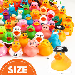 Dmsky assorted rubber ducks for baby shower favors and party decor