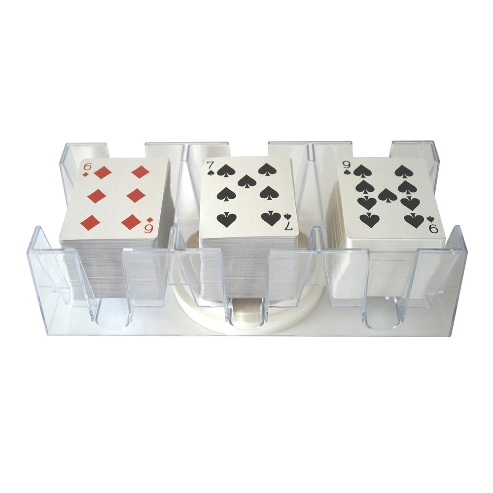DNB SPORTS rotating base enables smooth multi-direction access to draw and discard piles