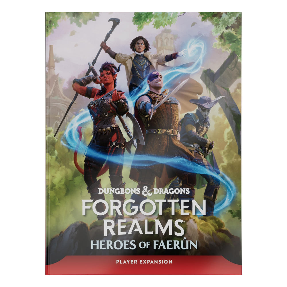 Dungeons & Dragons Heroes of Faerun cover art inspires epic campaigns and character journeys.