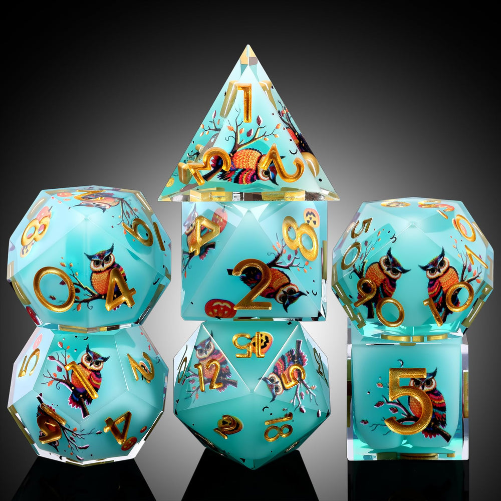DNDND 5E-ready dice set for D&D campaigns and other RPGs.