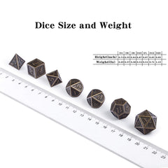 DnDnD D10 percentile brass die close-up for precise rolls.
