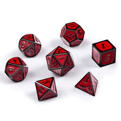 DNDND red D20 die with large readable numbers for quick rolls.