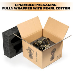 DNDND copper skull dice tower packaged as a gift-ready item