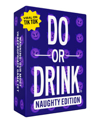 Do or Drink Naughty Edition card pack with bold prompts for adults