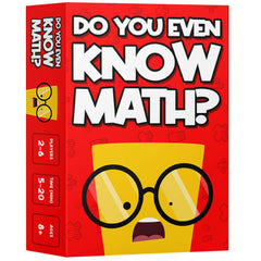 Do You Even Know Math? game card draw scene highlights quick mental math practice.