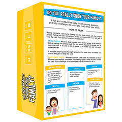 DO YOU REALLY KNOW YOUR FAMILY? unboxing-video - clear components and quick-start rules.