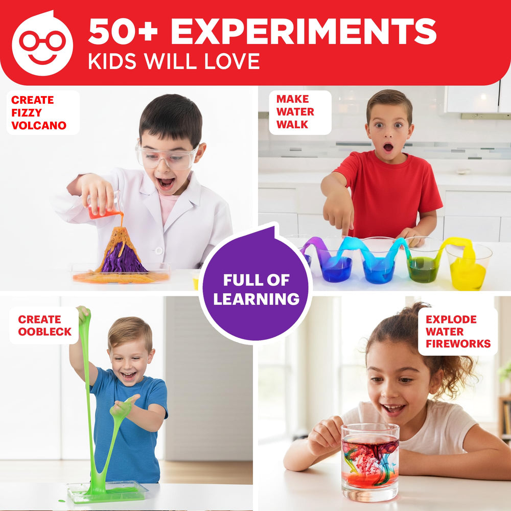 Doctor Jupiter over 50 experiments kit cards encourage curiosity and problem solving