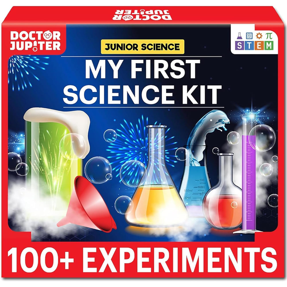 Doctor Jupiter My First Science Kit box front view inviting hands-on STEM exploration