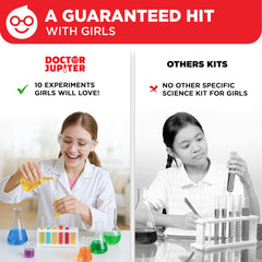 Doctor Jupiter Illustrated manual guides safe, independent experiments step by step