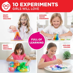 Doctor Jupiter Rainbow Geysers kit fuels curiosity with colorful, mess-free science activities