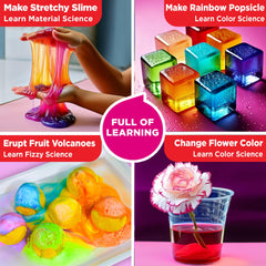 Doctor Jupiter Girls’ First Science Gift Set volcano science activity demonstrates safe, exciting experiments.