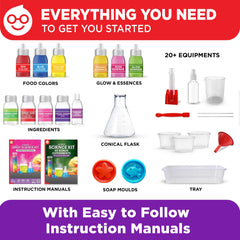 Safety tools and materials from Doctor Jupiter kit ensuring responsible science exploration.
