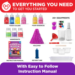Doctor Jupiter Girls' Super Science Kit instruction guide with clear steps for kids.