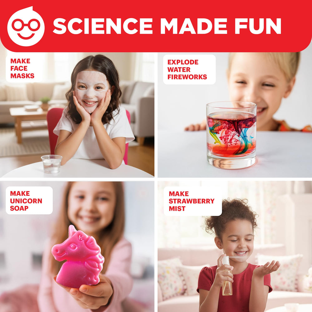 Doctor Jupiter Girls' Super Science Kit mango face mask texture and scent exploration.