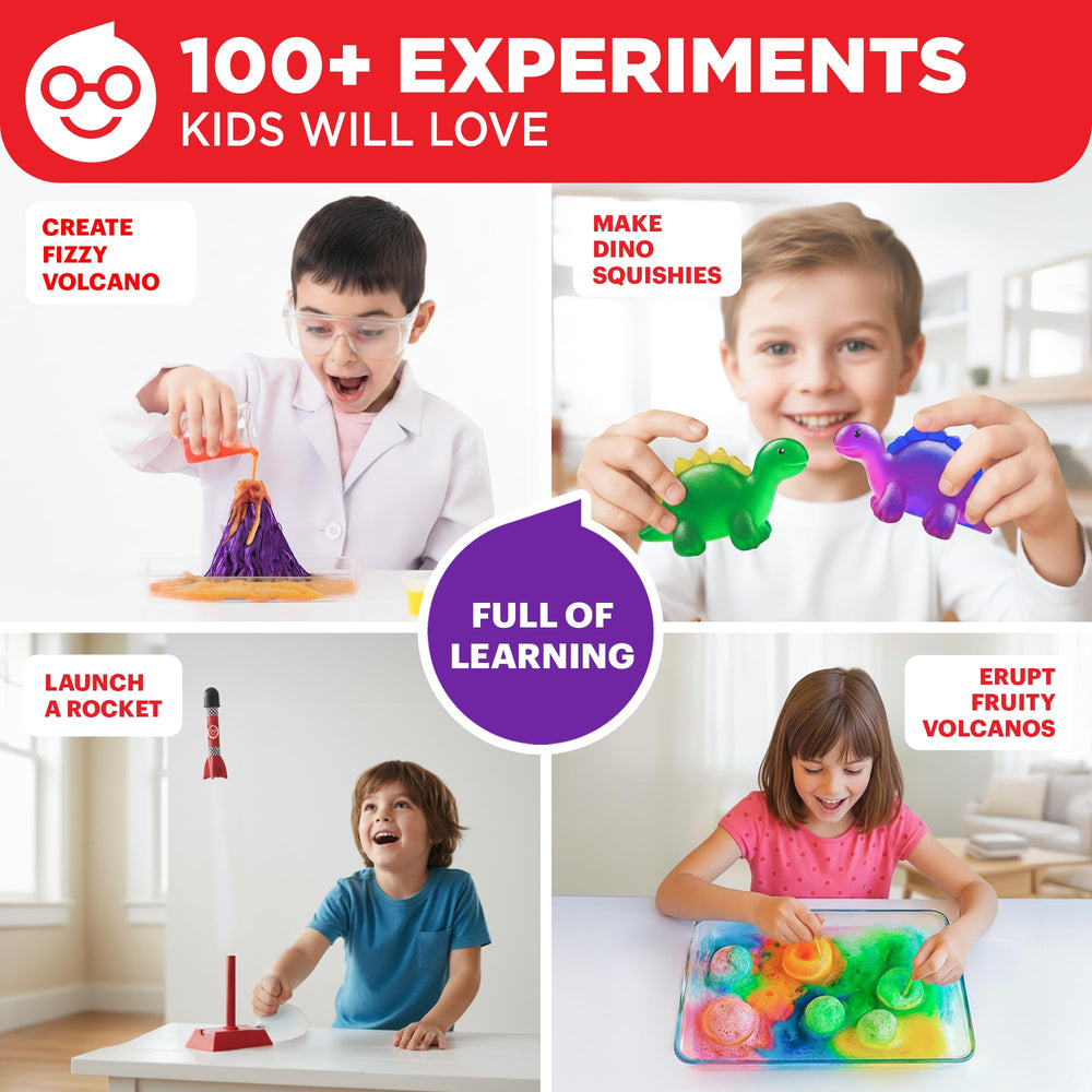 Doctor Jupiter My First Amazing Science Kit features 100+ experiments for diverse activities.