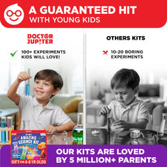 Well-illustrated manuals guide kids and adults through each experiment.