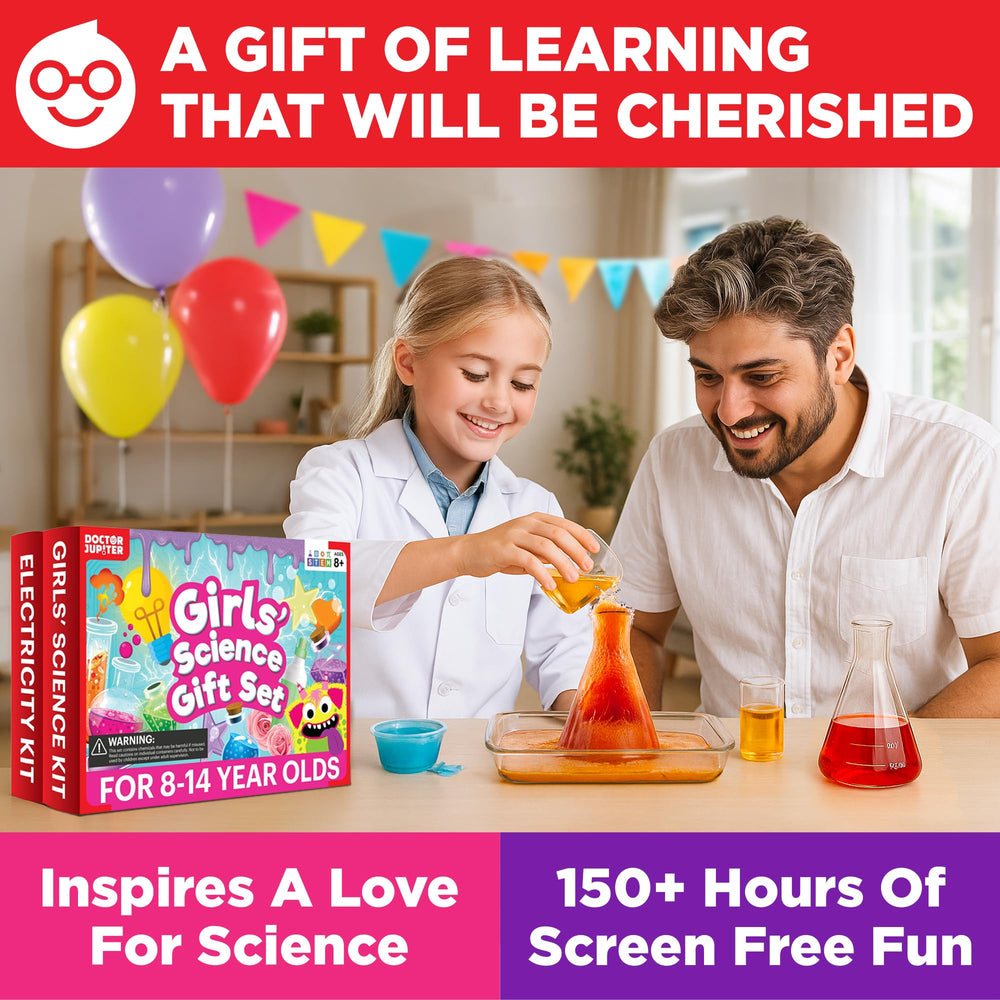 Doctor Jupiter safety standards badge signaling high-quality, kid-friendly science toys.