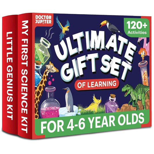 Doctor Jupiter Ultimate Gift Set Learning box showcases engaging STEM activities for kids ages 4-6