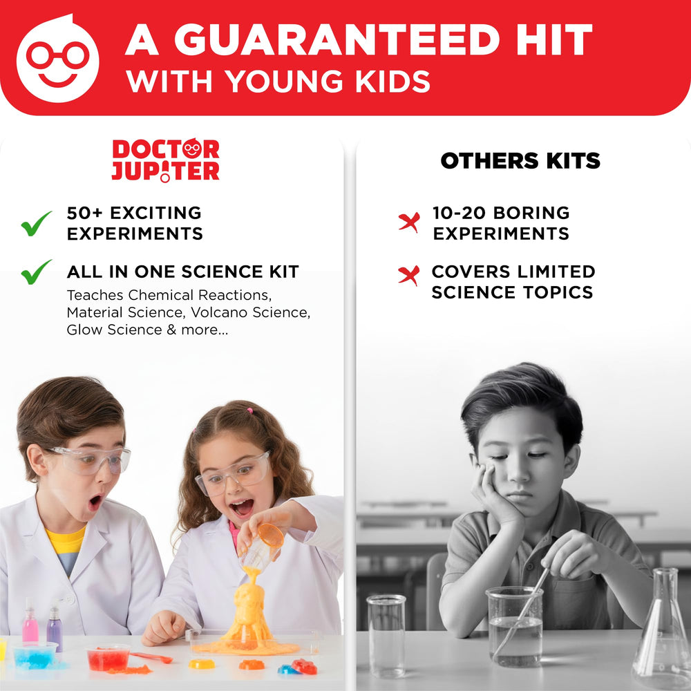 Doctor Jupiter Ultimate Science Kit gift ready packaging ideal for birthdays