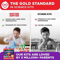 Doctor Jupiter Ultimate Science Kit kid friendly setup promotes easy learning