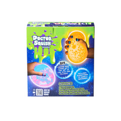 Doctor Squish Neon packaging layout helps organization.
