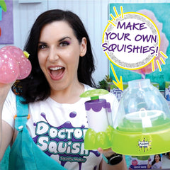 Doctor Squish Squishy Maker tools and spoon aid precise filling and shaping.