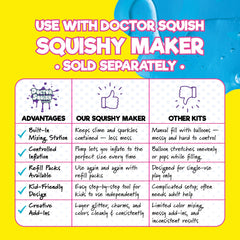 Doctor Squish packaging is compact for easy storage between sessions