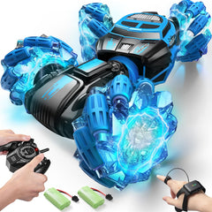 DoDoeleph gesture-sensing RC stunt car enables hands-free steering with motion control.
