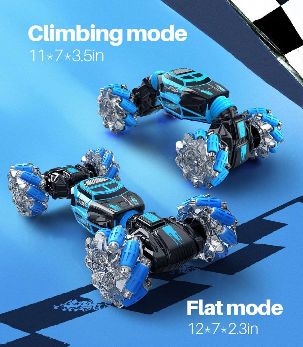 DoDoeleph bright LED lights enhance visibility during fast stunts.