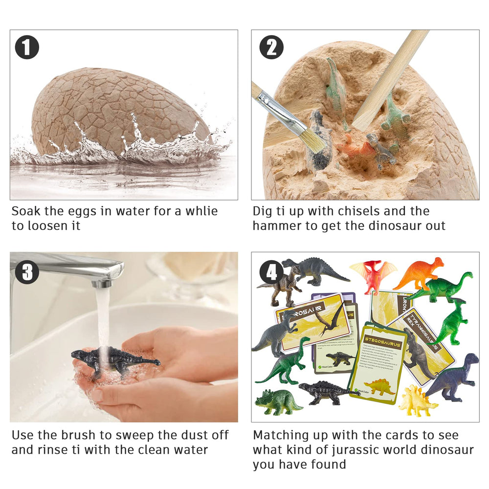 DoDoMagxanadu egg interior reveals 12 mini dinosaurs for uncovering fun.