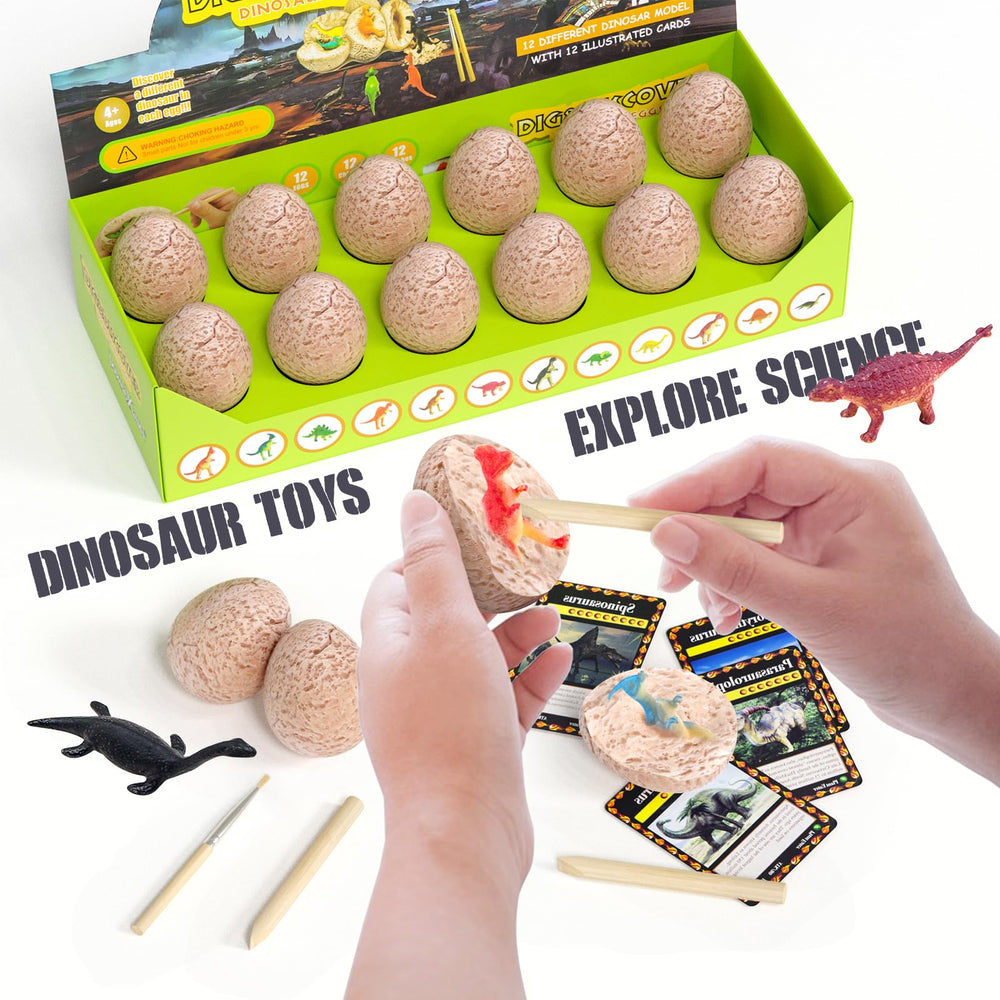 DoDoMagxanadu dinosaur eggs collection showing multiple eggs for discovery.