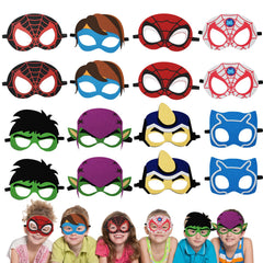 DOEA colorful hero masks set for kids' imaginative play and dress-up fun.