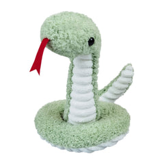 Doindute green plush snake 17-inch hugger for kids, ultra-soft and safe.