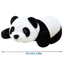 Doireum Giant Panda weighted plush pillow for kids and adults, a cuddly home companion.