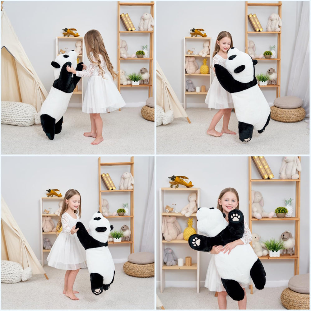 Doireum Panda weighted plush pillow gift idea, loved by panda fans.